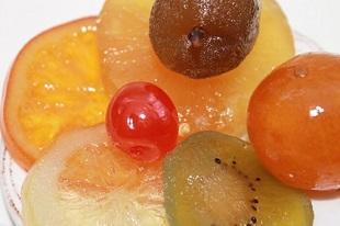 assortiment fruits confits